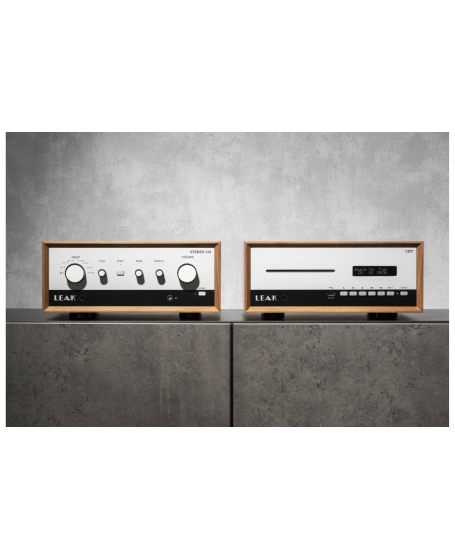 Leak Stereo 130 Integrated Amplifier + Leak CDT CD Player (Walnut)