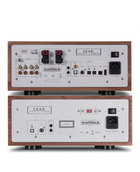 Leak Stereo 130 Integrated Amplifier + Leak CDT CD Player (Walnut)