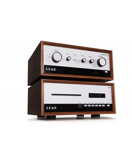 Leak Stereo 130 Integrated Amplifier + Leak CDT CD Player (Walnut)