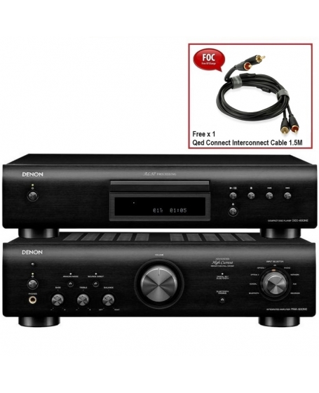 Denon PMA-600NE Integrated Amp + DCD-600NE CD Player