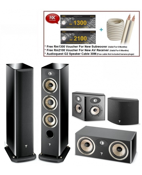 Focal Aria 926+Aria CC900+Aria SR900 Speaker Package