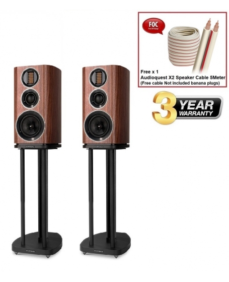 Wharfedale EVO 4.2 Bookshelf Speaker + EVO4.2 Stands