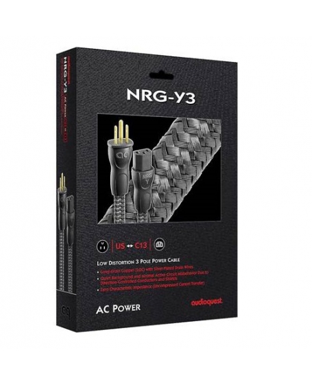 Audioquest NRG-Y3 US to C13 Power Cable 2Meter