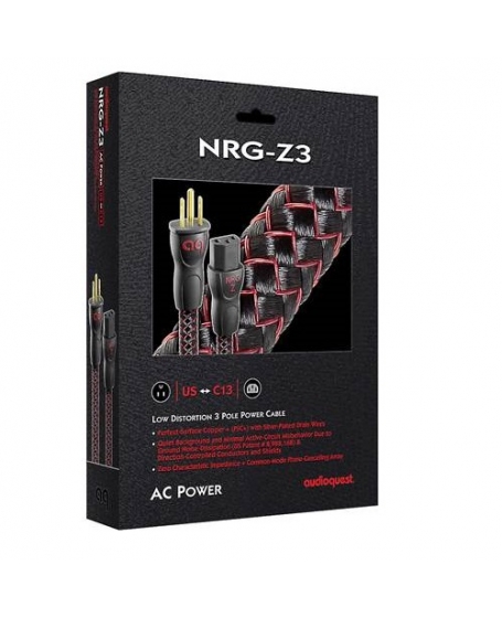 Audioquest NRG-Z3 AC Power Cable 2Meter US Plug