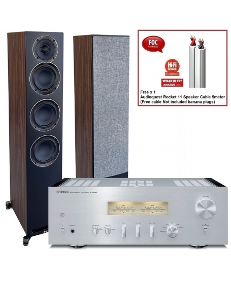 Yamaha A-S1200 + ELAC Uni-Fi Reference UFR52 Hi-Fi System Package