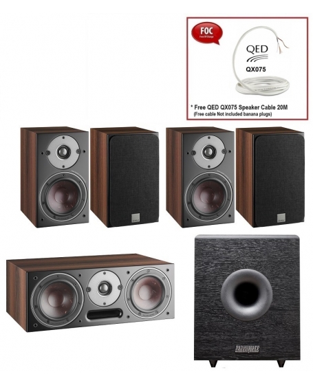 Dali Oberon 1+Oberon Vokal+Oberon 1+Earthquake SUB-80X Speaker Package TOOS
