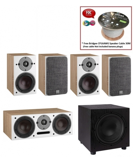 Dali Oberon 1+Oberon Vokal+Oberon 1+Elac SUB1225 Speaker Package