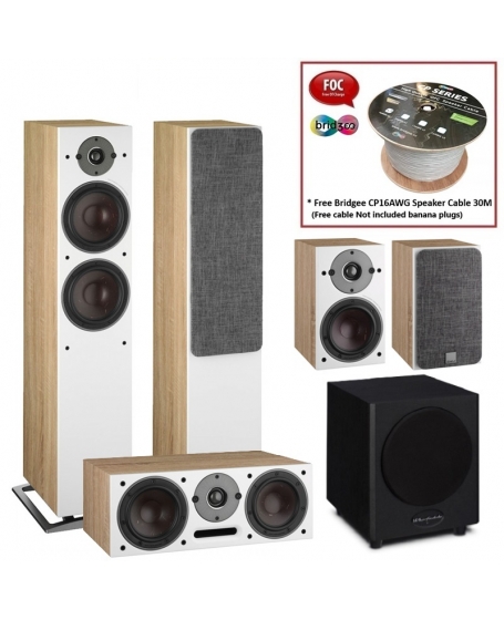 Dali Oberon 7+Oberon Vokal+Oberon 1+Wharfedale WH-S10E Speaker Package