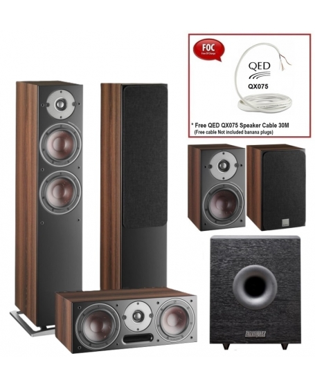 Dali Oberon 5+Oberon Vokal+Oberon 1+Earthquake SUB-80X Speaker Package