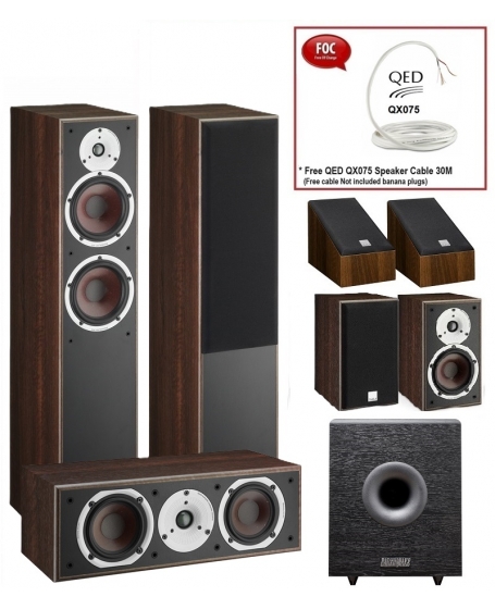 Dali Spektor 6+Spektor Vokal+Spektor 2+Alteco C-1+Earthquake SUB-80X Speaker Package