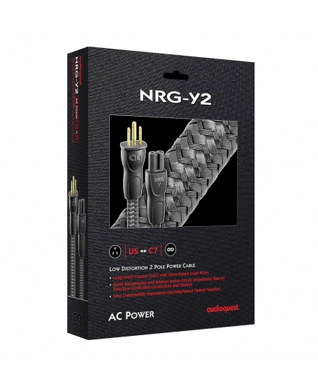 Audioquest NRG-Y2 US to C7 Power Cable 2Meter