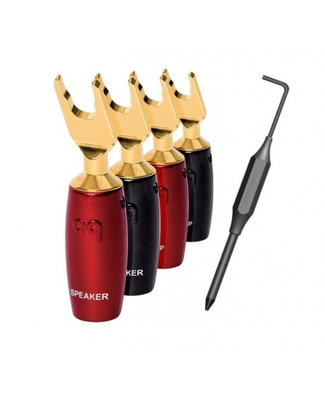 Audioquest 507 Series Multi Spade Gold (Set of 4)