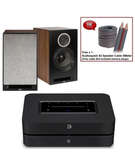Bluesound Powernode N330 + ELAC Debut Reference DBR62 Hi-Fi System Package