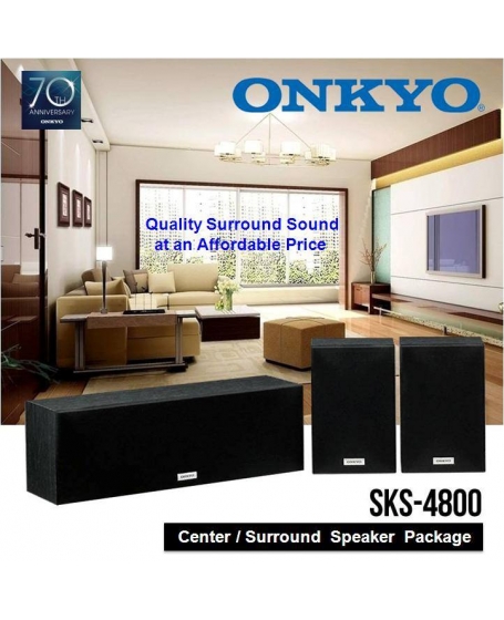 (Z) Onkyo SKS-4800 Center/Surround Speaker Package (PL) - Sold Out 16/05/23