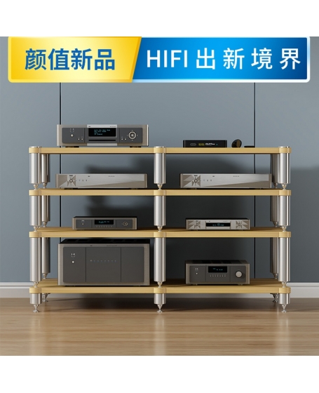 Pro Av 4 Tiers Double Hi Fi AV Rack