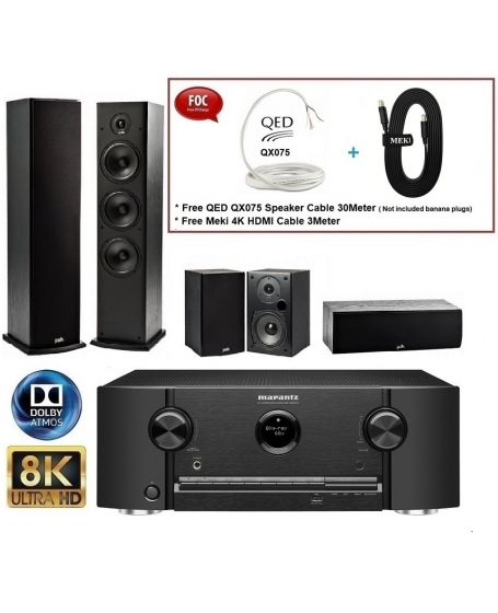 Marantz SR5015+Polk Audio T50 5.0 Home Theatre Package
