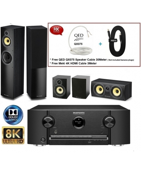 Marantz SR5015+Wharfedale Crystal 4 5.0 Home Theatre Package