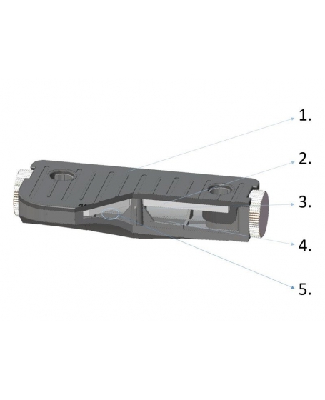 Furutech NCF Booster-Signal-L Connector & Cable Supporter