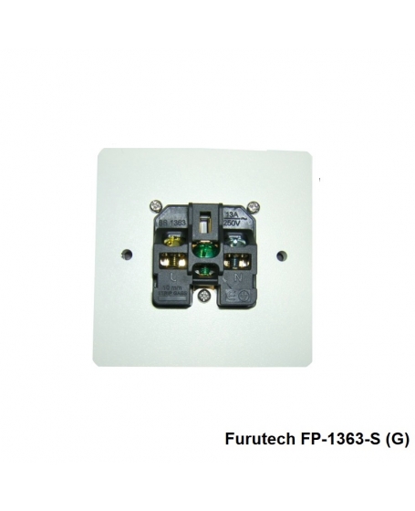 Furutech FP-1363-S (G) High Performance Single UK Mains Wall Socket