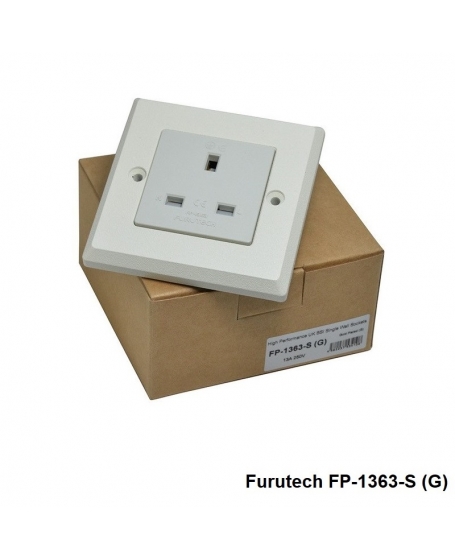 Furutech FP-1363-S (G) High Performance Single UK Mains Wall Socket