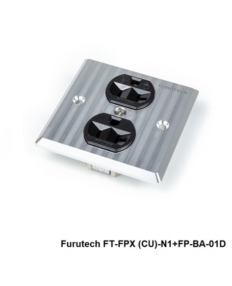 Furutech FT-FPX (CU)-N1+FP-BA-01D Receptables + Wall Plate