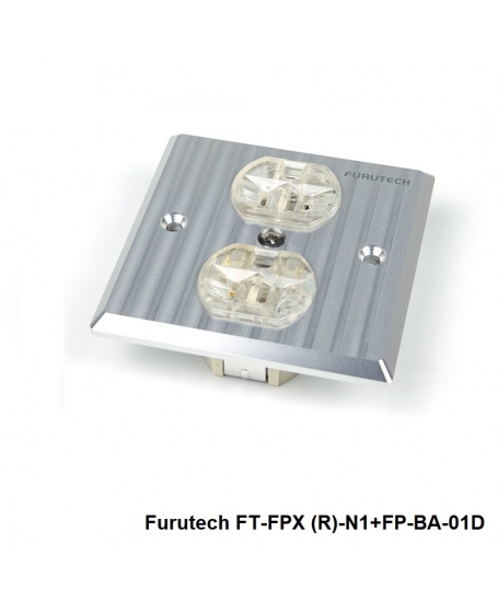 Furutech FT-FPX (R)-N1+FP-BA-01D Receptables + Wall Plate