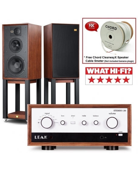 Leak Stereo 130 + Wharfedale Linton 85th Hi-Fi System Package