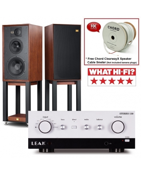 Leak Stereo 130 + Wharfedale Linton 85th Hi-Fi System Package