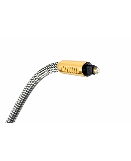 Pro Av Digital Toslink Optical Cable 1.5m with 24K Gold-Plated Connectors
