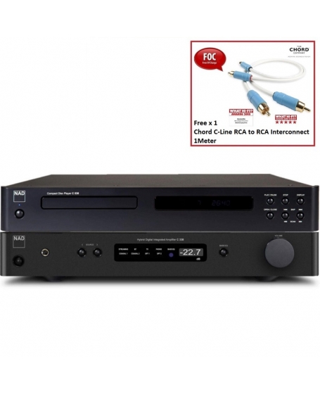 NAD C 338 Network Integrated Amp + NAD C 538 Compact Disc Player