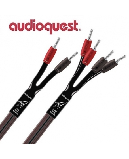 Audioquest Rocket 33 Bi-Wire Speaker Cable 8M (4m x 2) With Banana Plugs