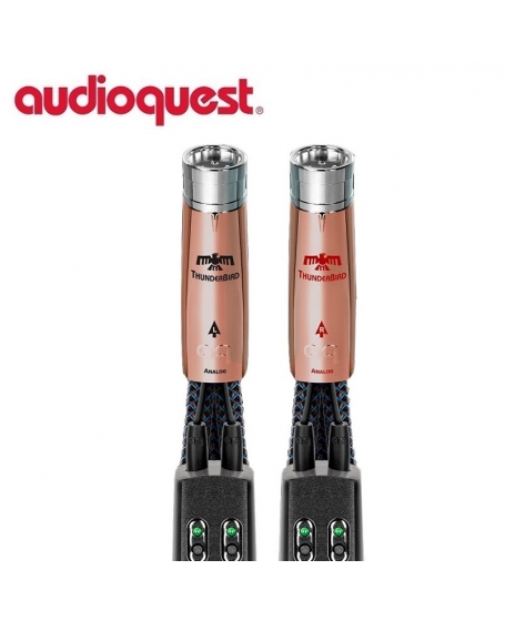 AudioQuest Thunderbird Dual DBS X XLR to XLR Interconnect Cable 1.5Meter (Pair)