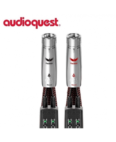 AudioQuest FireBird Dual DBS X XLR to XLR Interconnect Cable 1.5Meter (Pair)