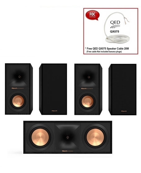 Klipsch R-40M+R-50C+R-40M 5.0 Speaker Package