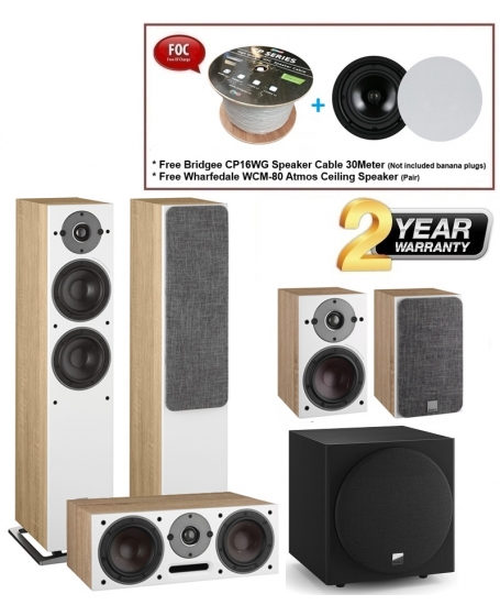 Dali Oberon 5+Oberon 1+Oberon Vokal+Sub E-9F 5.1 Speaker Package