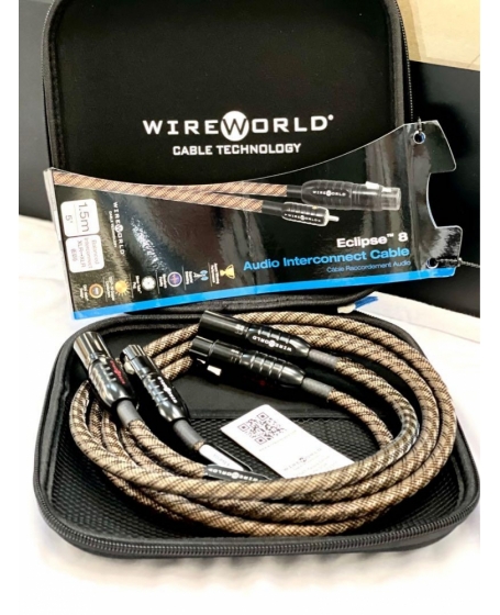 Wireworld Eclipse 8 Balanced Interconnect XLR to XLR 1.5 Meter (PL)