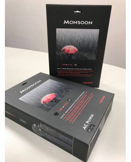 Audioquest Monsoon UK to C13 Power Cable 2Meter