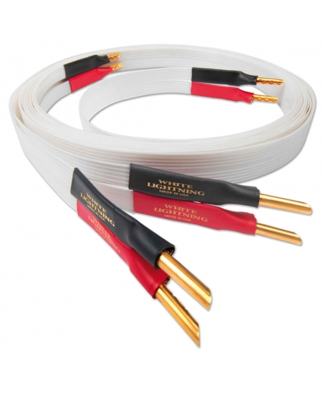 Nordost White Lightning Speaker Cable (2.5m x 2) With Banana Made In USA