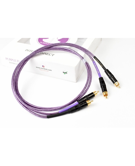 Nordost Purple Flare RCA Analog Interconnect Cable 1 Meter Made In USA