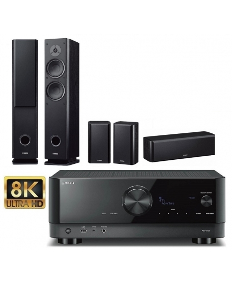 Yamaha RX-V4A+Yamaha NS-F160 + NS-P160 5.0 Home Theatre Package