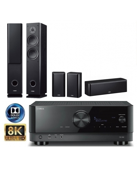 Yamaha RX-V6A+Yamaha NS-F160 + NS-P160 5.0 Home Theatre Package