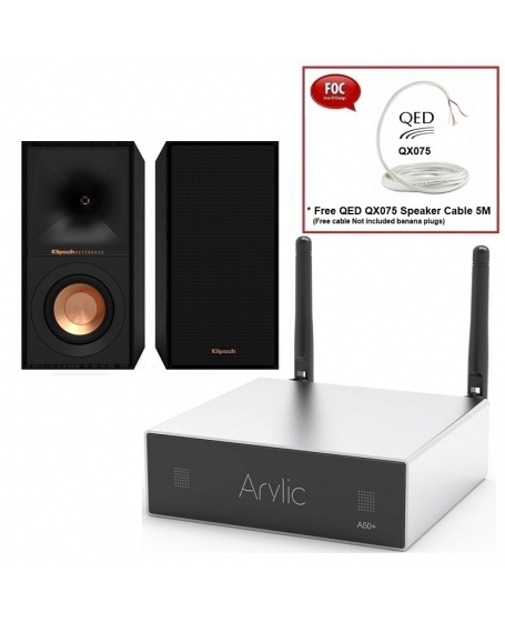 Arylic A50+ + Klipsch R-40M Hi-Fi System Package