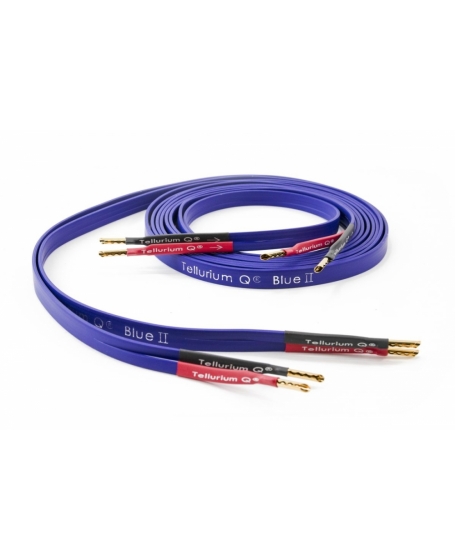 Tellurium Q Blue II Speaker Cable (3m x 2) With Spade Made in Britain