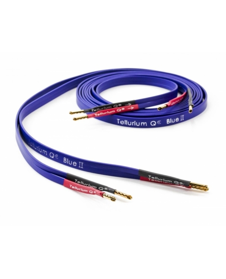 Tellurium Q Blue II Speaker Cable (3m x 2) With Spade Made in Britain