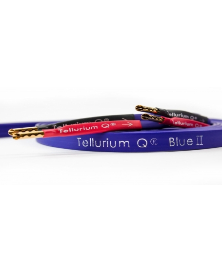 Tellurium Q Blue II Speaker Cable (3m x 2) With Spade Made in Britain