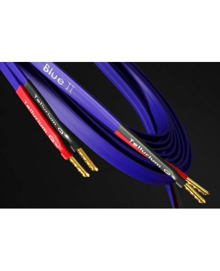 Tellurium Q Blue II Speaker Cable (3m x 2) With Spade Made in Britain