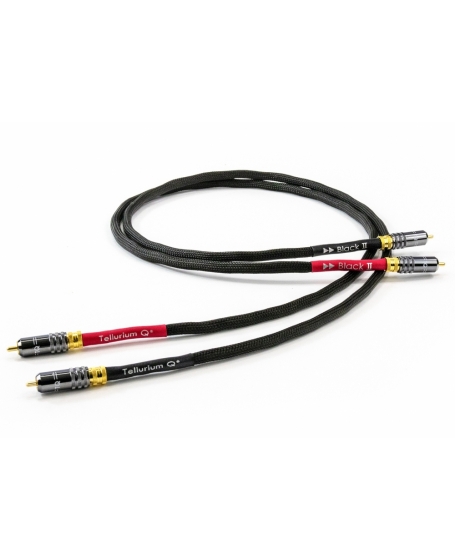 Tellurium Q Black II RCA Cable 1.5Meter Made in Britain