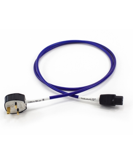 Tellurium Q Ultra Blue II Power Cable 1.5Meter Made in Britain UK Plug