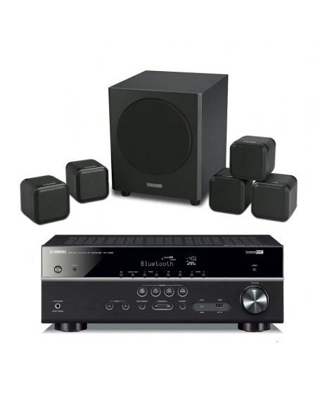 Yamaha RX-V385 + Mission M-CUBE+SE 5.1 Home Theatre Package