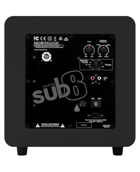 Kanto SUB8 Powered Subwoofer